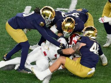 Depleted Notre Dame defense hopes to make an impact against Georgia in CFP quarterfinals