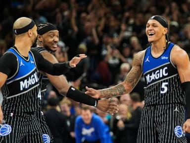 Banchero and Bane each score 25, Magic waste big lead but rally to top Pistons 113-105 for 2-1 lead