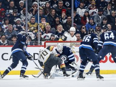 Ivan Barbashev scores in overtime to lift the Golden Knights past the Jets, 3-2