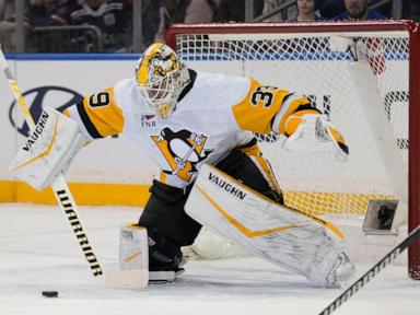 Tomasino scores tiebreaking goal and short-handed Penguins hold on to beat Rangers 3-2