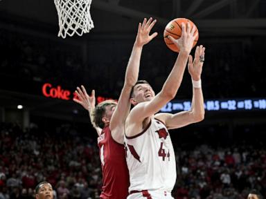 Nelson and Youngblood score 15 each and No. 3 Alabama holds off Arkansas 85-81