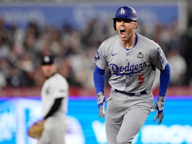 Freddie Freeman homers again for Dodgers early in Game 4 to set a pair of World Series records