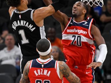 Wembanyama shrugs off 50-point performance that leaves teammates in awe as Spurs top Wizards 139-130