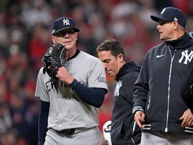 Injured Yankees reliever Ian Hamilton replaced on ALCS roster with Mark Leiter Jr.