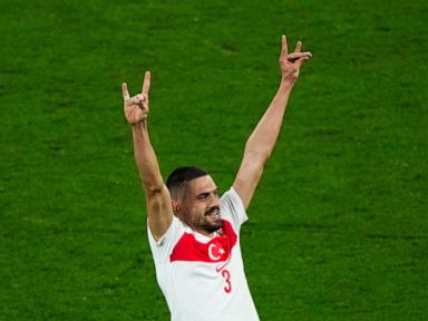 UEFA suspends Turkey player Demiral for 2 games for making nationalistic gesture at Euro 2024