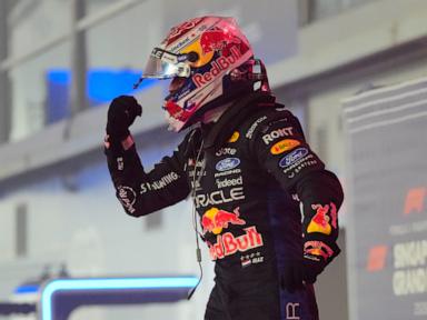 Red Bull driver Max Verstappen wins Formula 1’s Singapore Grand Prix