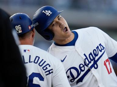 Shohei Ohtani stolen base streak ends at 36 in NLCS, caught for first time since July 22