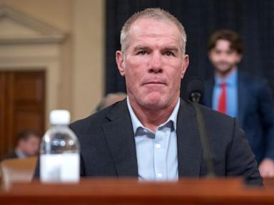 Retired NFL quarterback Brett Favre says he has Parkinson's disease