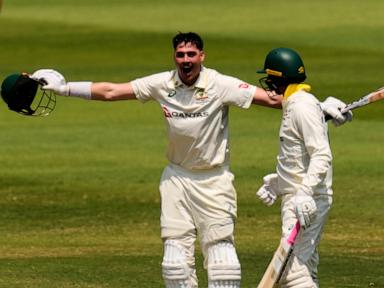 Renshaw's century helps Australia recover to 277-8 at lunch on Day 2 against South Africa
