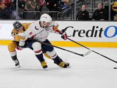 Capitals' Alex Ovechkin is week-to-week with a leg injury amid chase for NHL career goals record