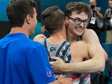 Simone Biles and Leon Marchand headline memorable moments at the halfway point of the Paris Olympics