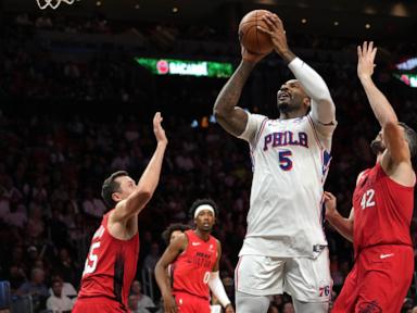 Heat shake off early deficit, roll past reeling 76ers 106-89