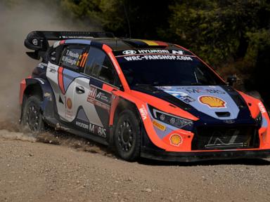 Belgian duo Neuville and Wydaeghe win Acropolis Rally as veteran champ Ogier crashes on last stage