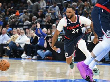 Gilgeous-Alexander scores career-high 45 as Thunder beat Clippers in first game without Holmgren