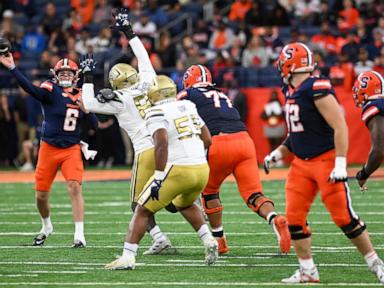 QB Kyle McCord is on an early roll for undefeated Syracuse after transfer from Ohio State