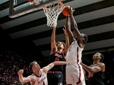 No. 4 Alabama extends winning streak to 5 games with a 90-69 victory over Georgia