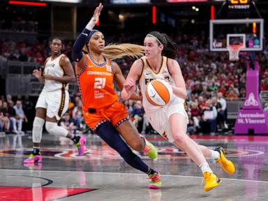 Caitlin Clark sets WNBA rookie record for 3s as Fever beat Sun and snap 11-game skid in series