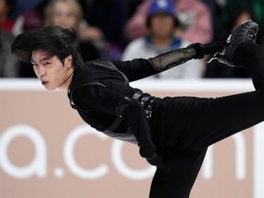 Ilia Malinin lands 4 quads — and a backflip — to win his third straight Skate America title