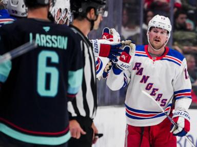 Jonathan Quick earns the shutout in Rangers’ 2-0 win against Kraken