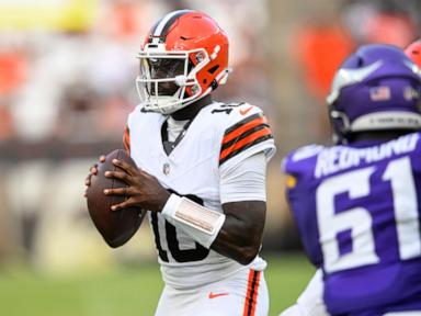 Browns release QB Tyler Huntley, leaving them with 3. Deshaun Watson's contract reworked for 2024