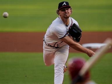 Rookie Spencer Schwellenbach retires 19 hitters in a row, Braves beat Phillies 3-2