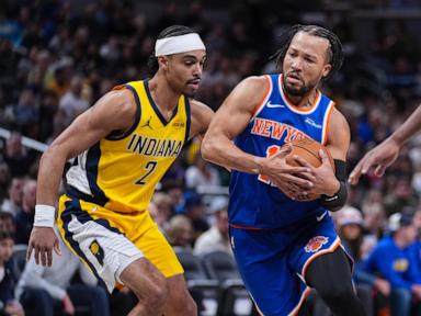 Brunson scores 29, Anunoby adds 25 as Knicks get past the Pacers 101-92 for 2nd straight victory