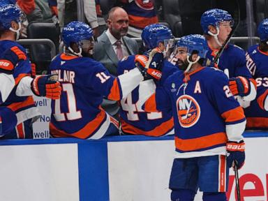Kyle Palmieri scores twice as Islanders beat Canucks 3-2