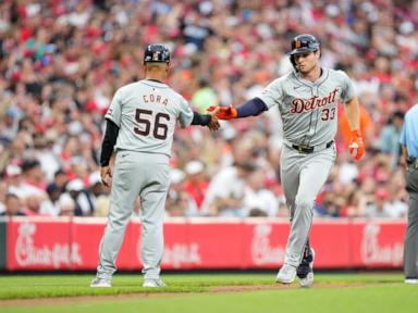 Rookie Colt Keith homers twice, Reese Olson starts strong for Detroit as Tigers down Reds 5-4