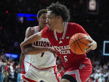 No. 20 Arizona avenge its only Big 12 loss with an 82-73 victory over No. 13 Texas Tech