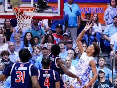 Broome has 23 points and 19 rebounds as No. 4 Auburn tops No. 12 UNC 85-72 to reach Maui title game