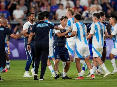 Offensive video gave France soccer players extra motivation to beat Argentina at Paris Olympics