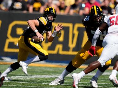 No. 25 Iowa wins opener without suspended coach Kirk Ferentz, beating Illinois State 40-0