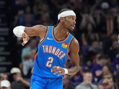 Gilgeous-Alexander scores 42, Thunder beat Suns 121-109 to take a 3-0 series lead