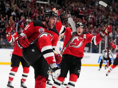 Devils beat Sabres 4-1 in NHL regular-season opener in Prague