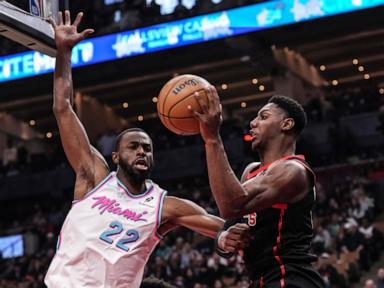 Tyler Herro scores 28 points as Heat beat Raptors 120-111 in overtime to snap 4-game skid