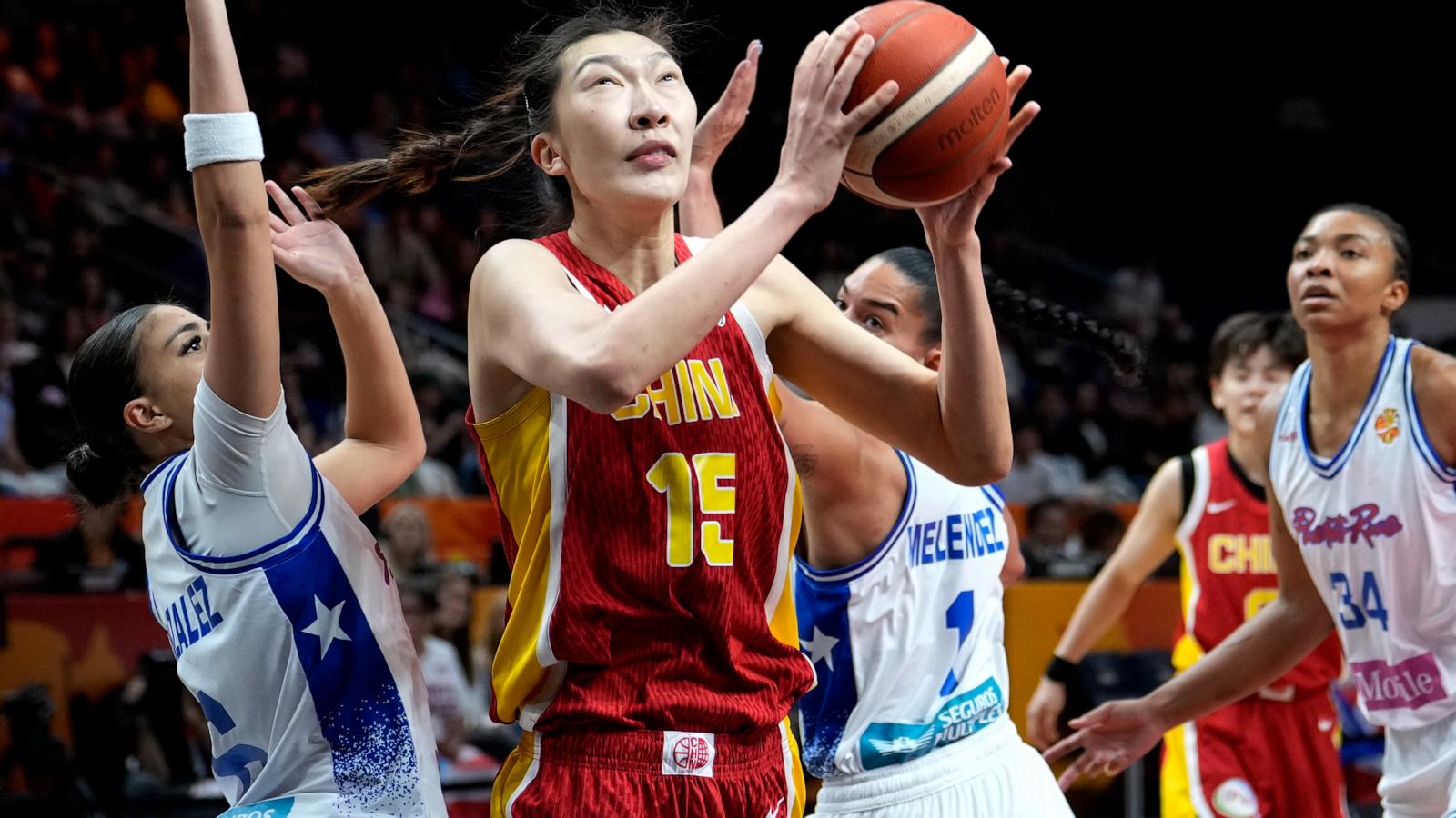 Han Xu powers China past Puerto Rico 75-72, sending them to a quarterfinal matchup with France