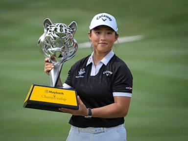 Yin Ruoning shoots 65 to win in Malaysia. She holds off Jeeno Thitikul, who finishes runner-up again