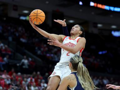 Thierry scores 16 as balanced Ohio State beats Montana State 71-51 in women’s NCAA Tournament