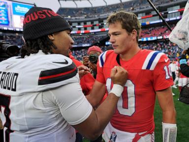 C.J. Stroud throws 3 TD passes as the Texans beat the Patriots 41-21 in Drake Maye's first start