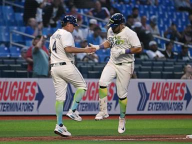 Caminero and Aranda each homer twice as the Rays beat the Twins 6-2