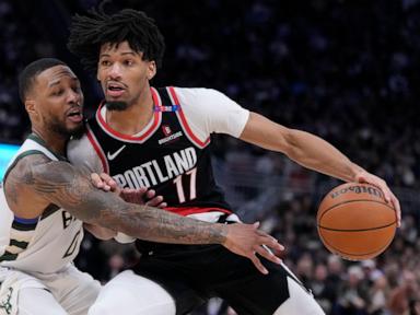 Anfernee Simons and Deni Avdija power the Trail Blazers past the Bucks 105-102