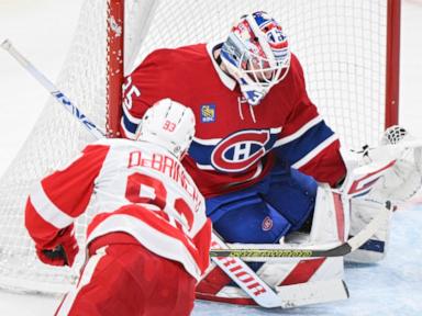 Laine scores again as Canadiens beat Red Wings 5-1 to take two-game series on consecutive nights