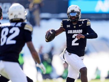 Shedeur Sanders wins Unitas award, then goes on to break Colorado's single-season passing mark