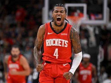 Jalen Green scores 34 points and Rockets beat Spurs 106-101 to split 2-game set