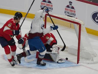 Drouin scores his first 2 goals of season, Avs beat slumping Panthers 7-4