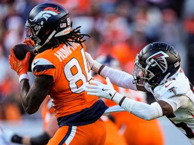 Bo Nix throws 4 touchdown passes and the Broncos roll past the Falcons 38-6