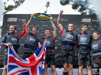 Britain comes from behind to beat Canada and Australia in SailGP Sydney