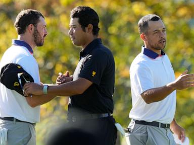 Shigeki Maruyama bringing out smiles and great play from Hideki Matsuyama at the Presidents Cup