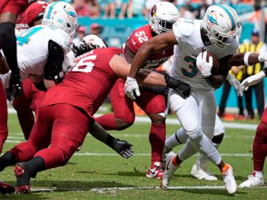 Kyler Murray rallies Cardinals to 28-27 win over Dolphins in Tua Tagovailoa's return