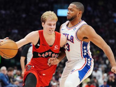 Barnes scores 27 as Raptors win 115-107, hand 76ers second straight loss to open season